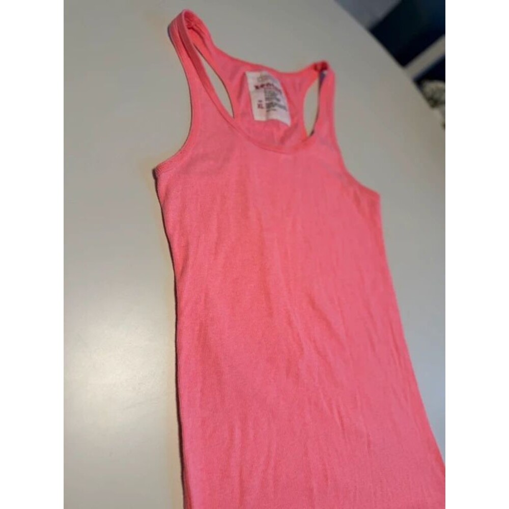 Zenana Barbie hot pink racerback tank top size XL - Picture 5 of 7